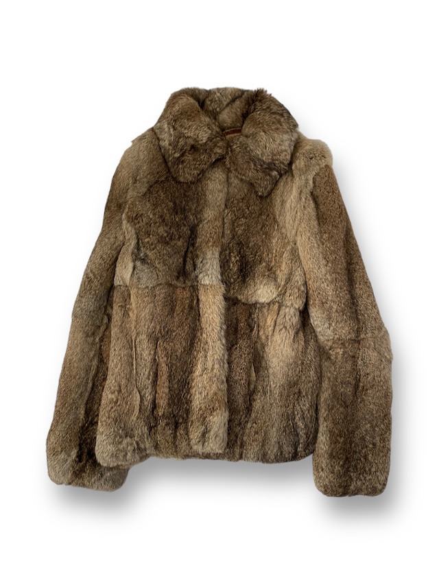 Real fur coat