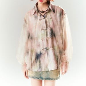 Chinese Style Patchwork Shirt