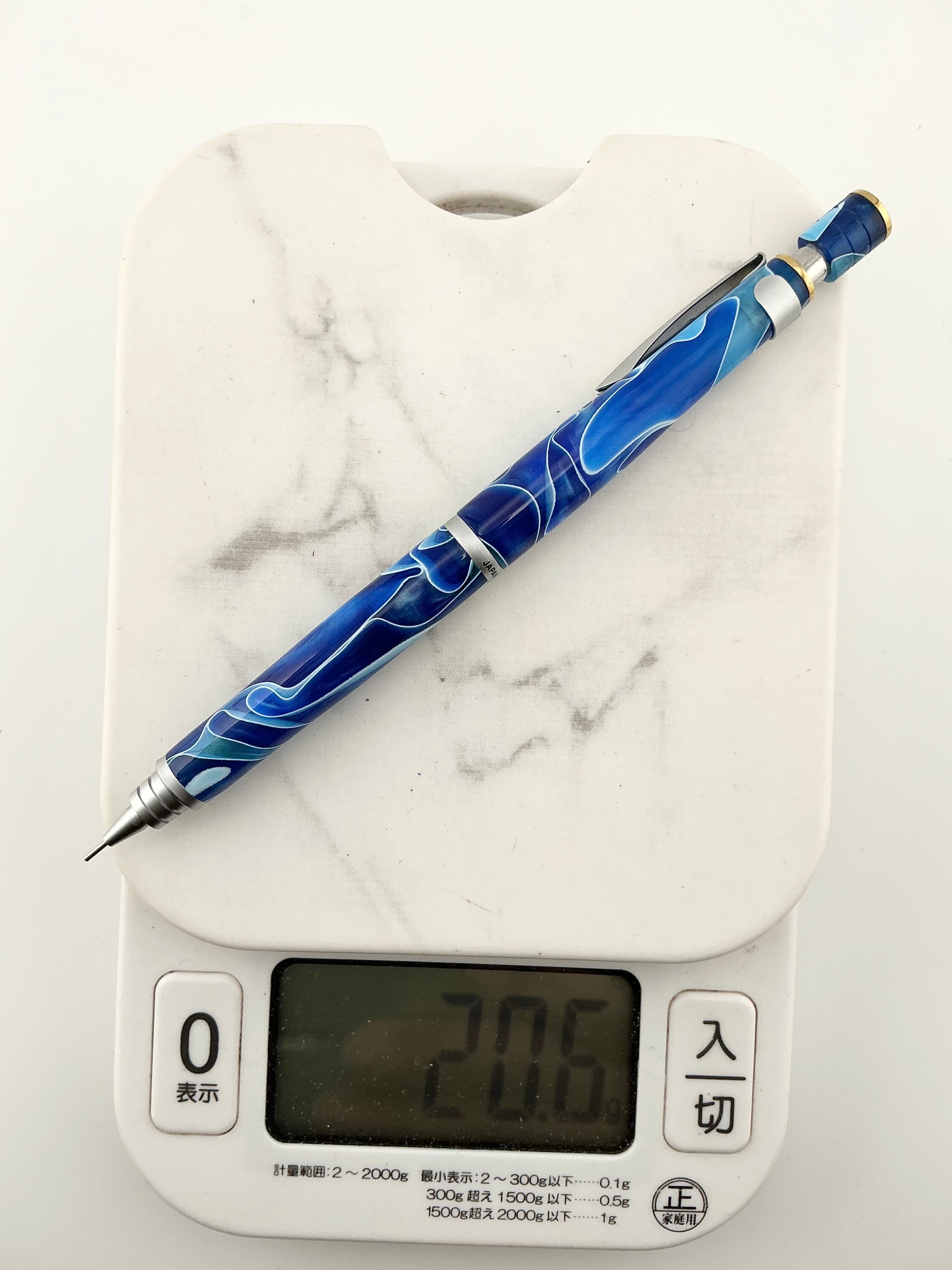 PILOT S20 シャーペン ブルーアクリルカスタム 0.5mm | 蒼天クラフト