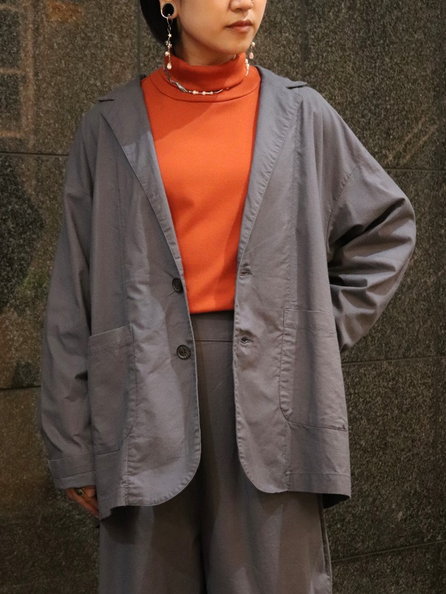 【NARU FACTORY】SOFT SEATING TAILORED JACKET / BLUE
