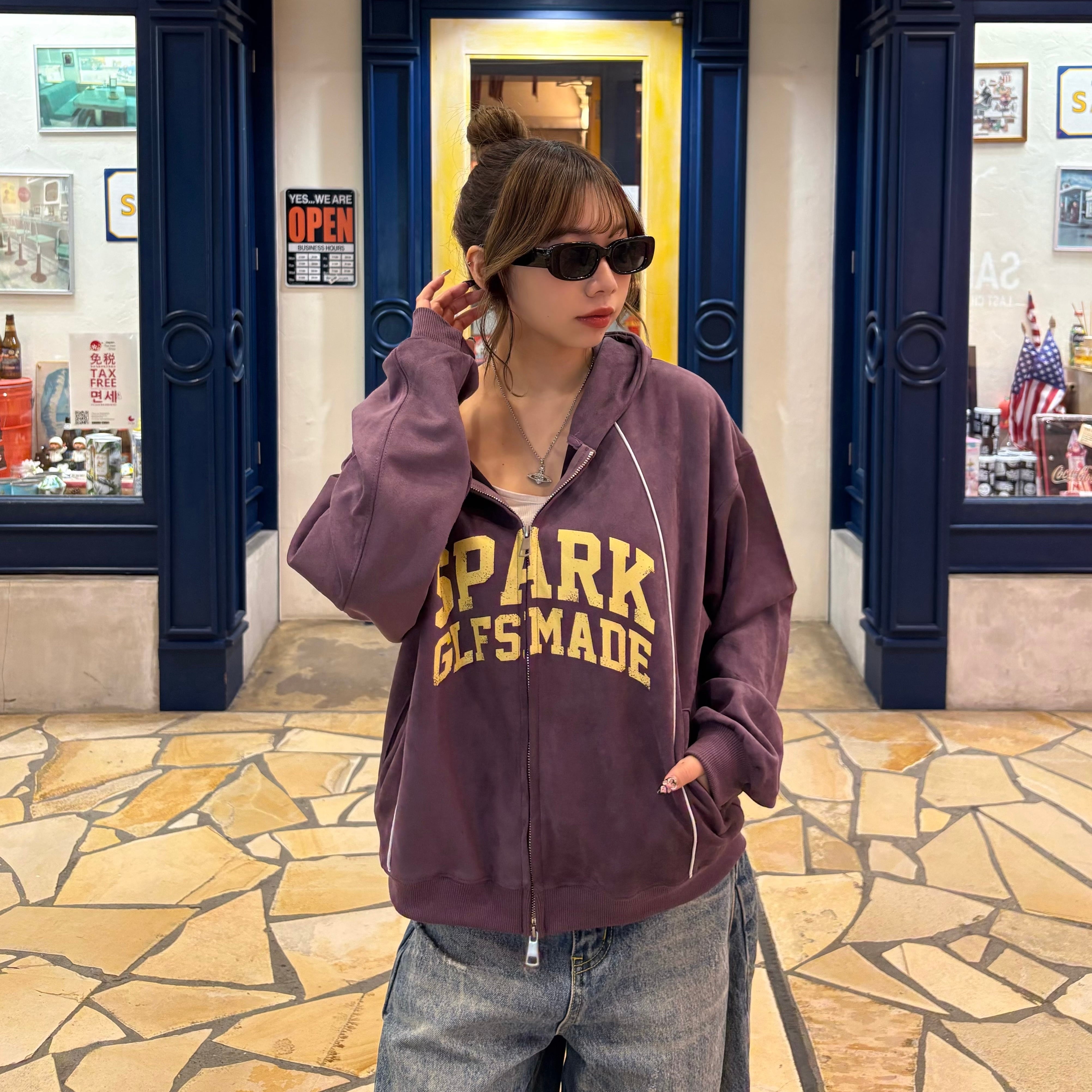 ストリートパーカー(パープル) el1463