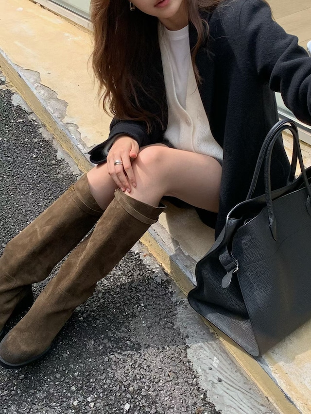 (予約) verveine / Adele merino wool 100% handmade coat 2color