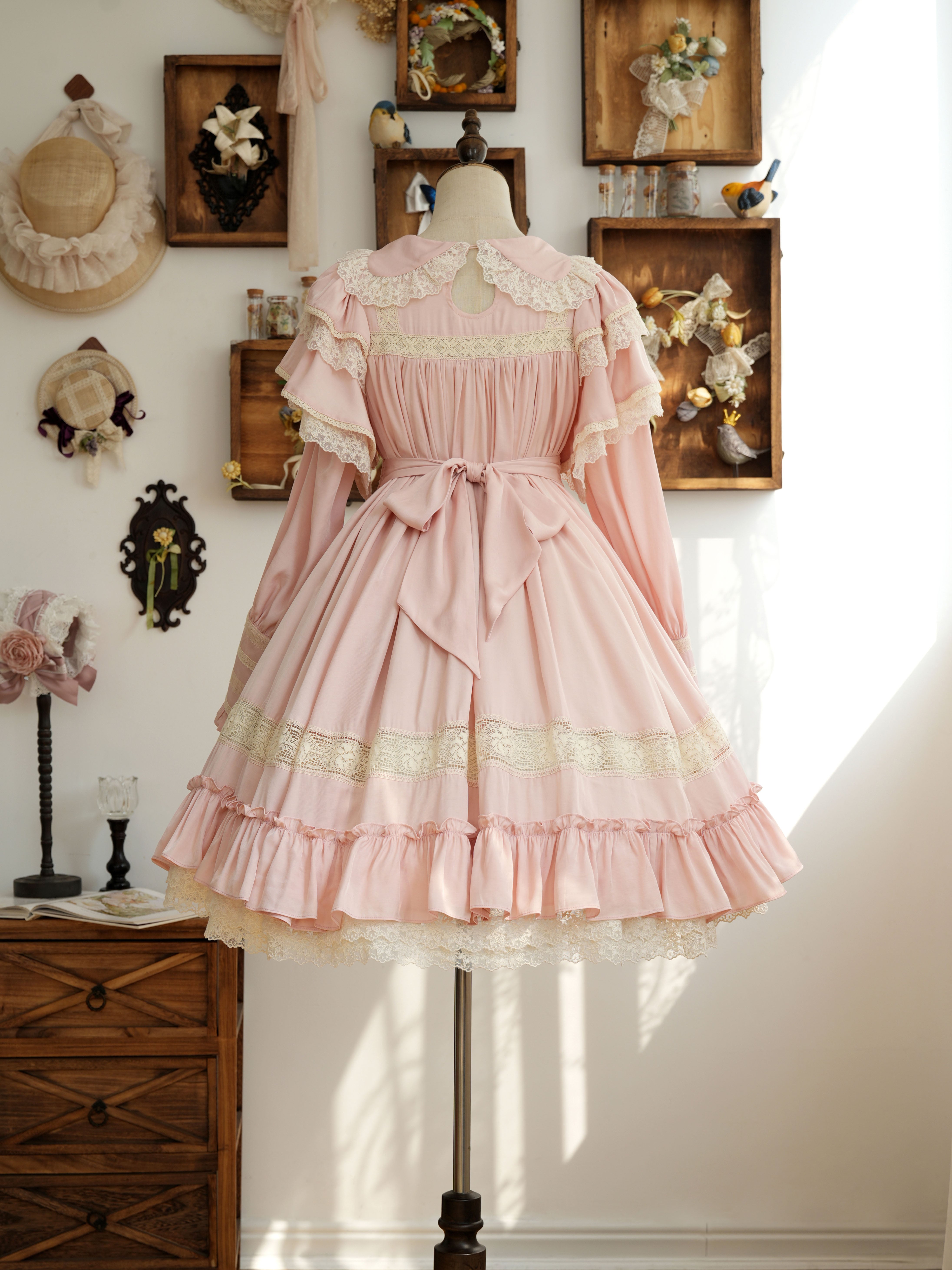 リリアンヌ姉妹 パステルカラーワンピース(ショート丈) | HoshibakoWorks