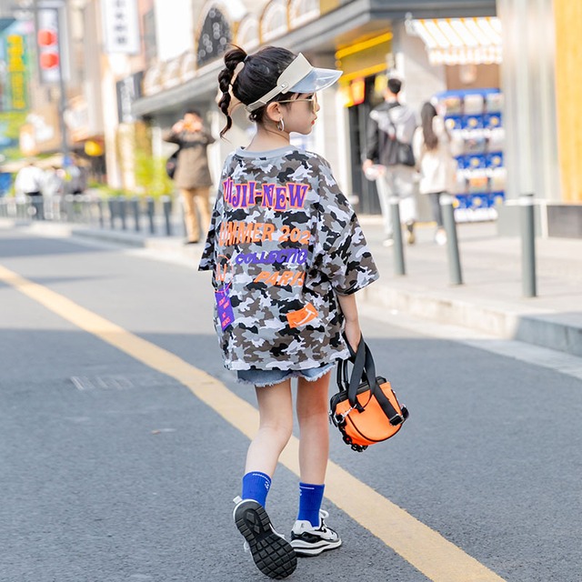 Tシャツ シャツ サマースタイルルーズ コットン 夏物 キッズ トレンディボーイ32883338452