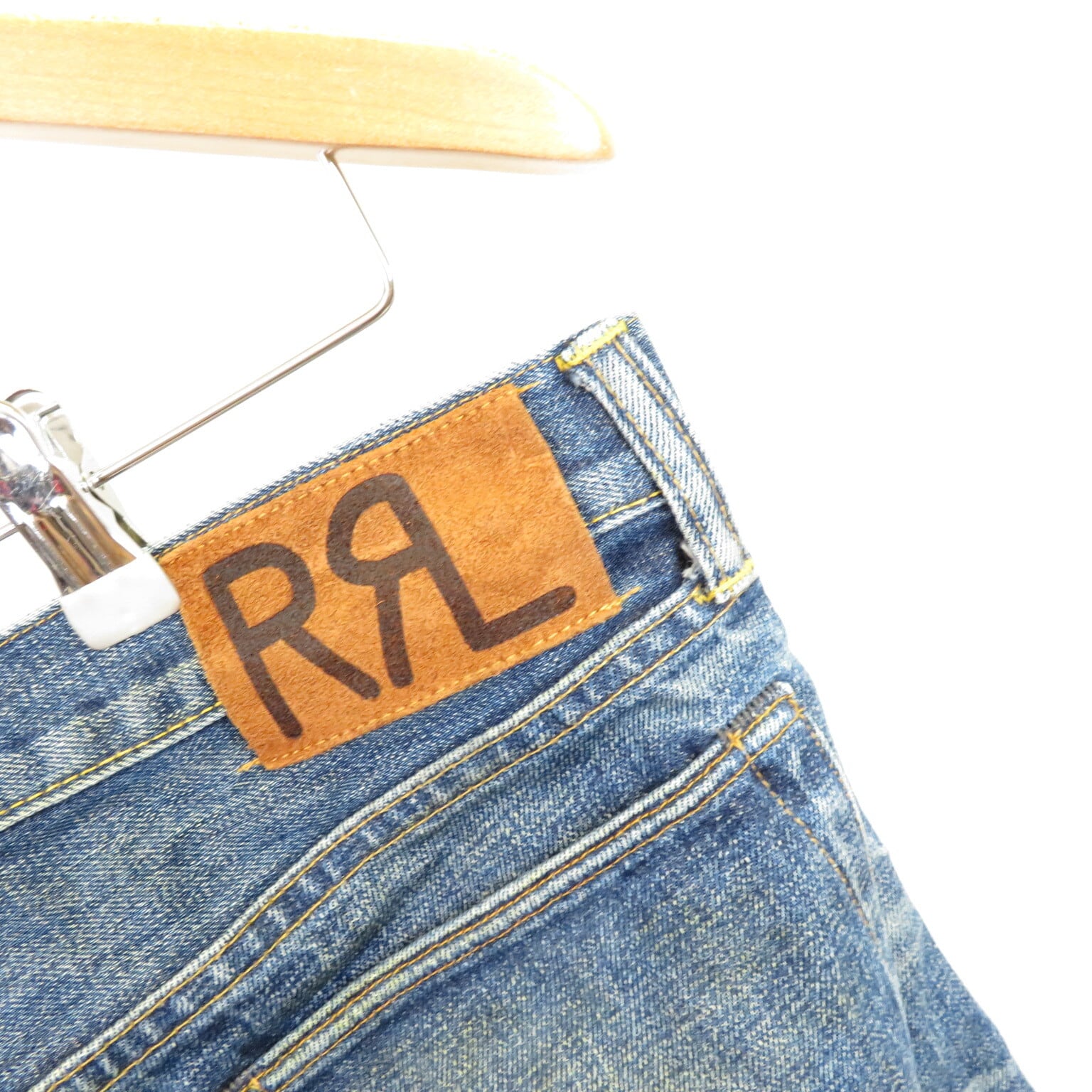 RRL USA製 SLIM FIT TOPEKA セルビッチ デニムパンツ ジーンズ size32