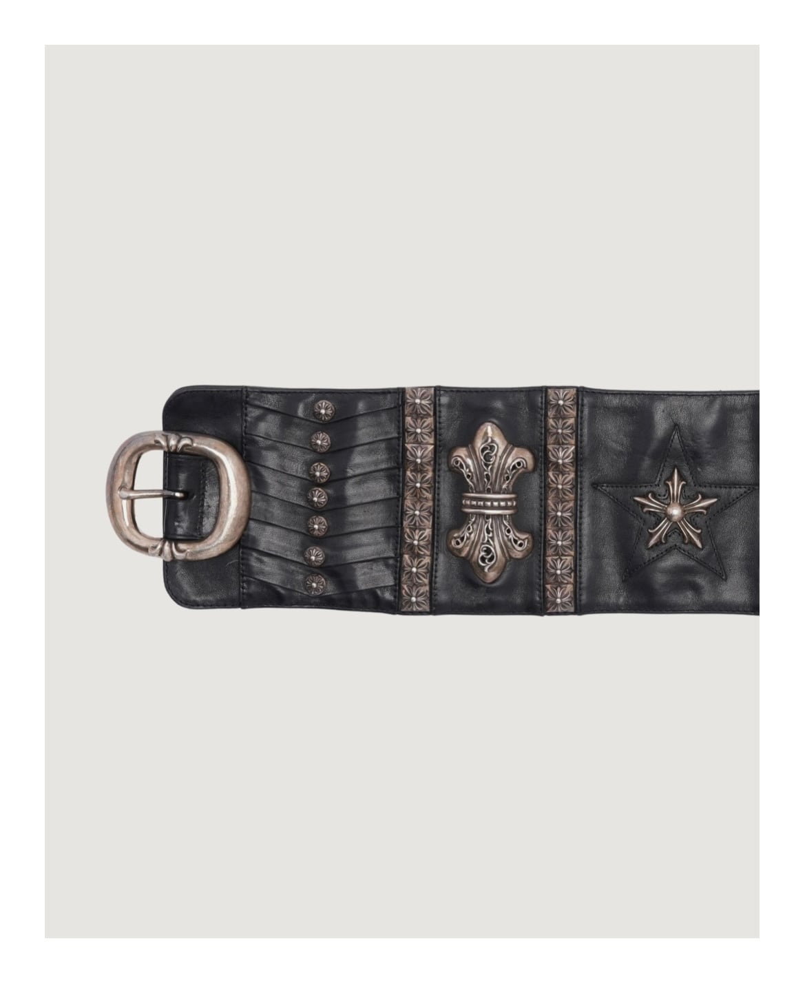 クロムハーツ プレーンベルト CHROME HEARTS クロムハーツ Belt ベルト】3ピースセット/タロンベルト