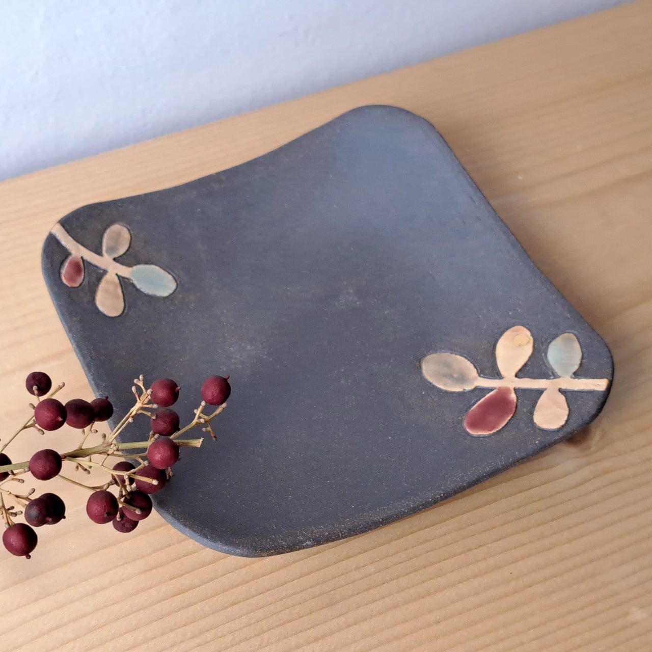 フランス アンティーク キュノワール 『Cul Noir』 大きな深皿 ボウル