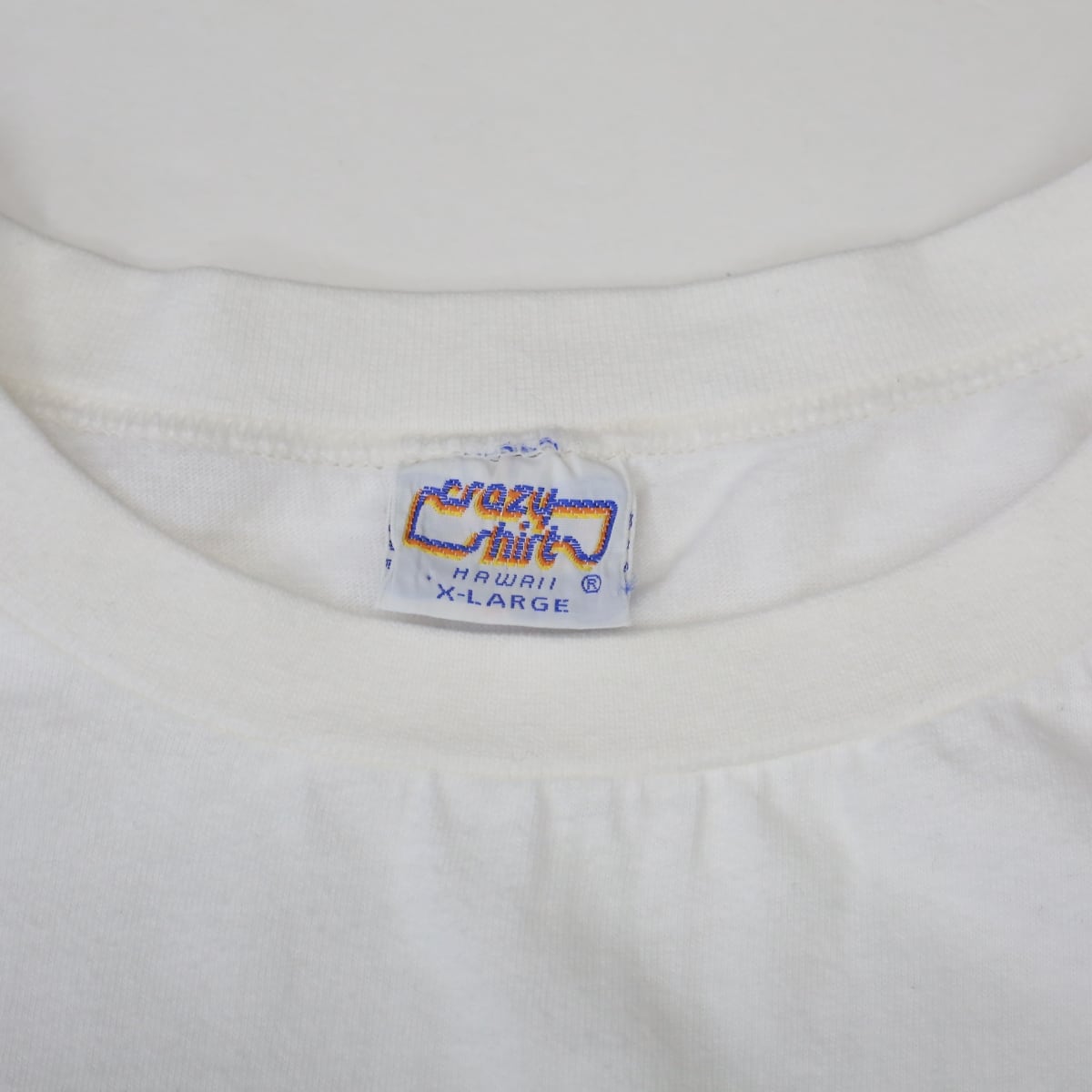 クレイジーシャツUSA製90Sクリバンキャット　ヴィンテージTシャツ白M