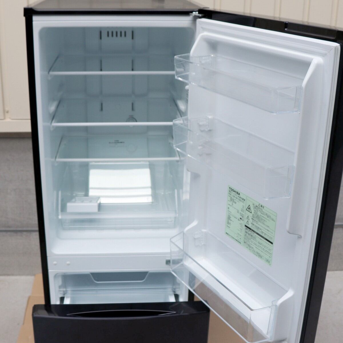 TOSHIBA・東芝・153L・冷凍冷蔵庫・GR-M15BS(K)・2018年製・No.200708 