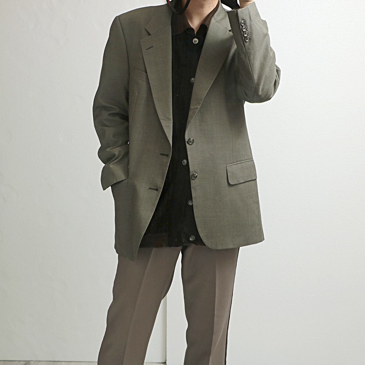 80s~ Burberrys バーバリー usa製 シングル テーラードジャケット 古着 used