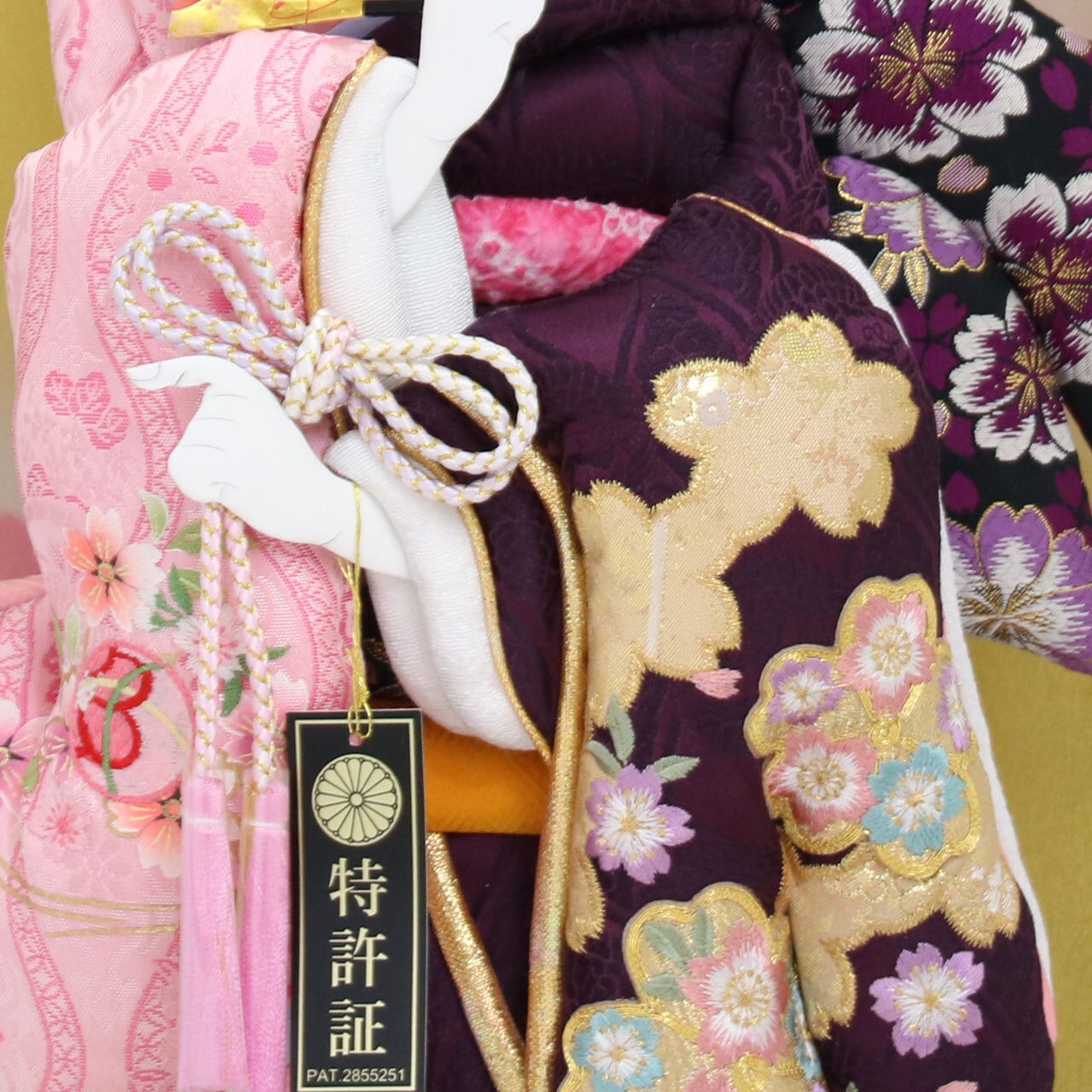 羽子板　振袖　ガラスケース１３号・サイズ間口約２９×奥行約２３×高さ約５５㎝ 羽子板立体振袖ガラスケース13号・サイズ間口約29×奥行約23×高さ