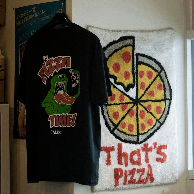 × SHELTECH®︎ IT’S PIZZA TIME drop shoulder t-shirt