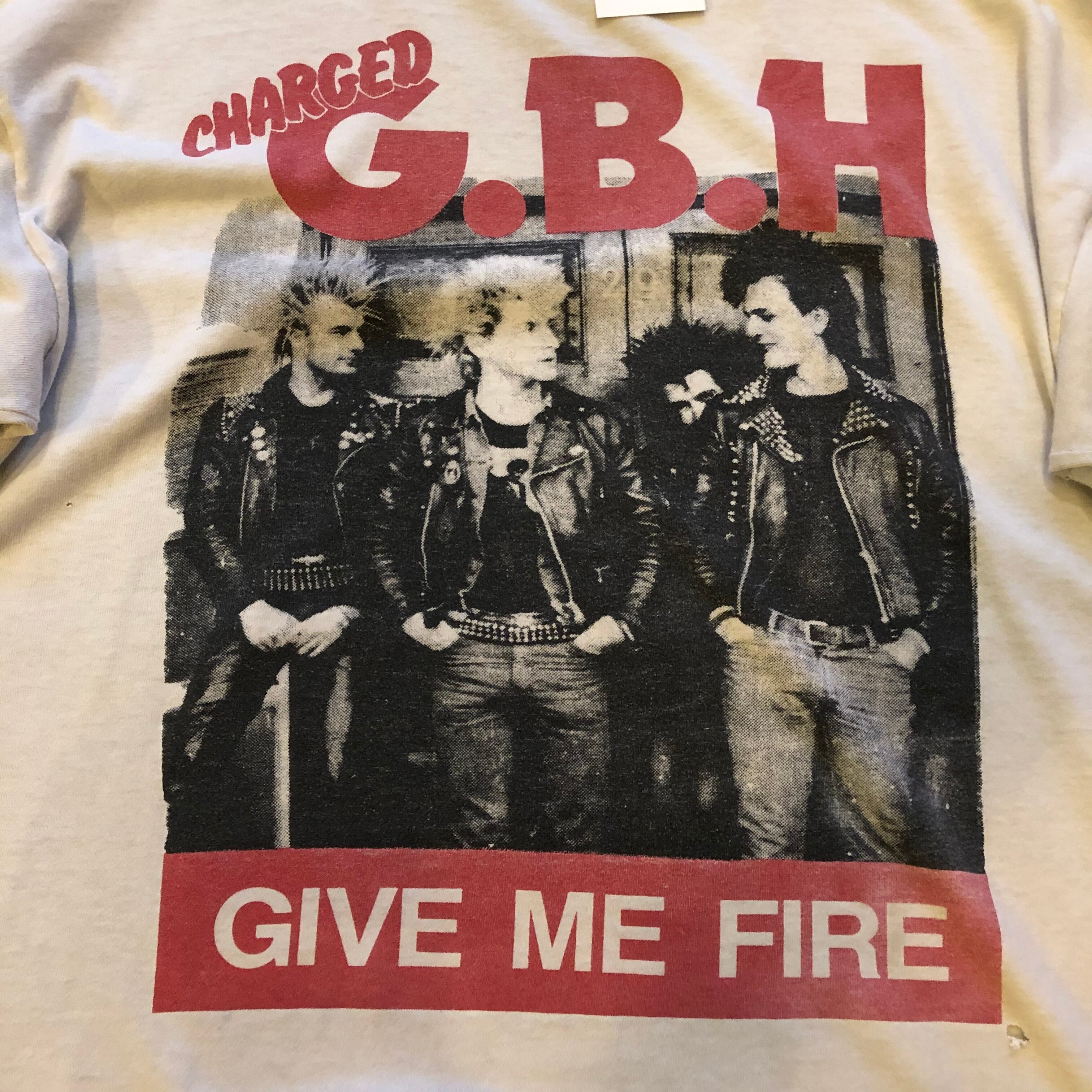 90s G.B.H. "GIVE ME FIRE" T-shirt | What'z up