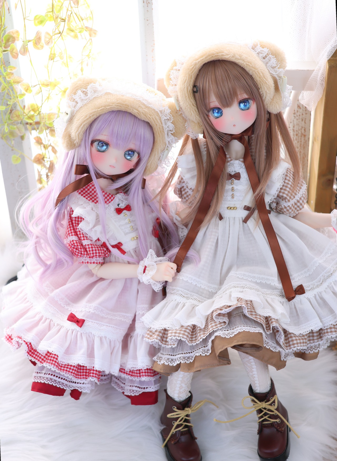 ハニベア・ピクニックセット（レッド）｜Mini Dollfie Dream ・ 1/4TinyFox PEKO・KUMAKO - 2