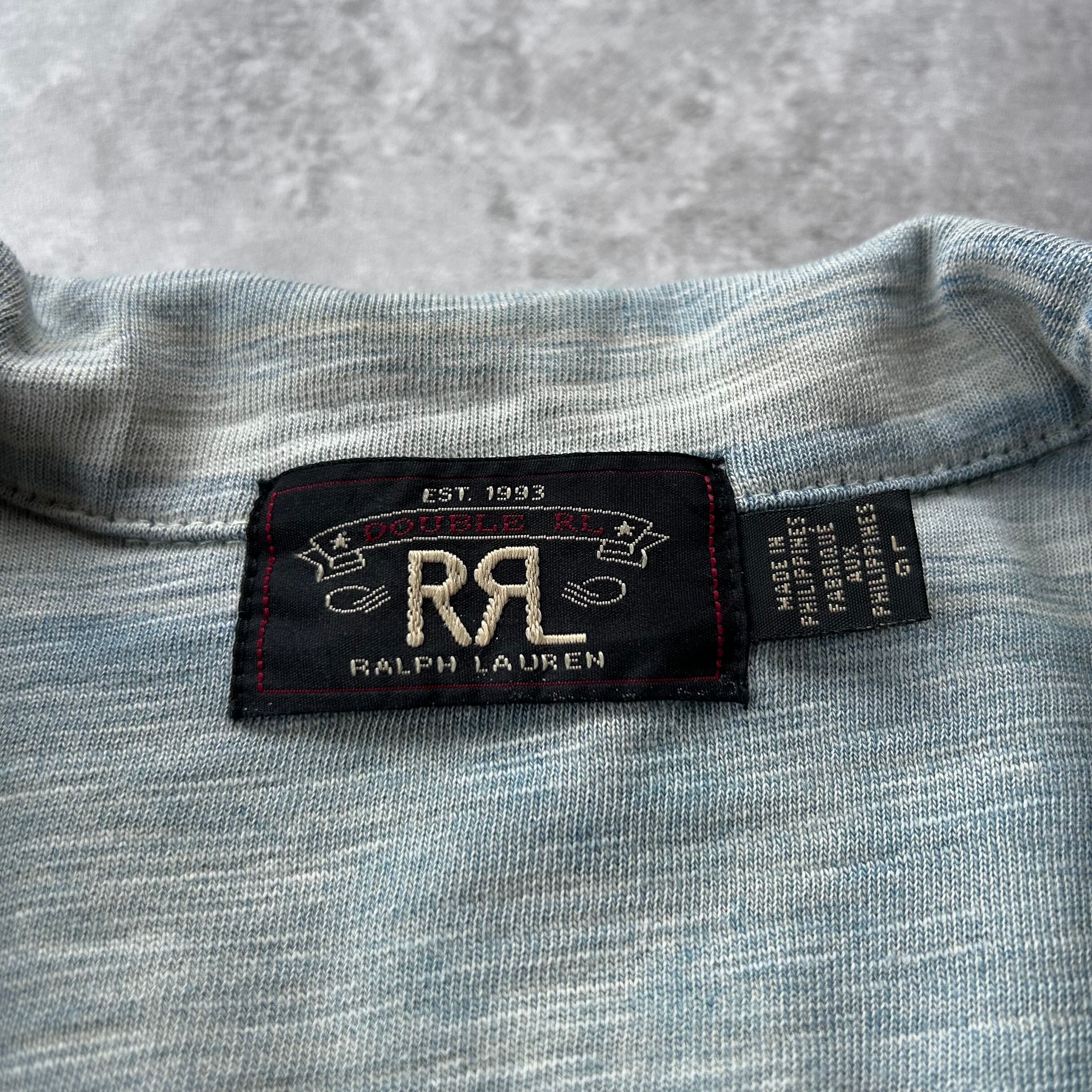 23s RRL ダブルアールエル インディゴストライプドジャージーキャンプ