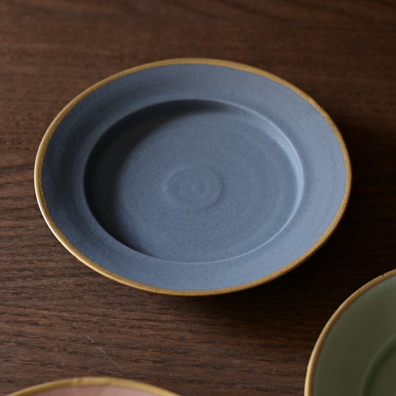 MUMCA 丸谷牧子 作 リム小皿 金彩 mumca Small Rim Plate Gilding | 2104400000---