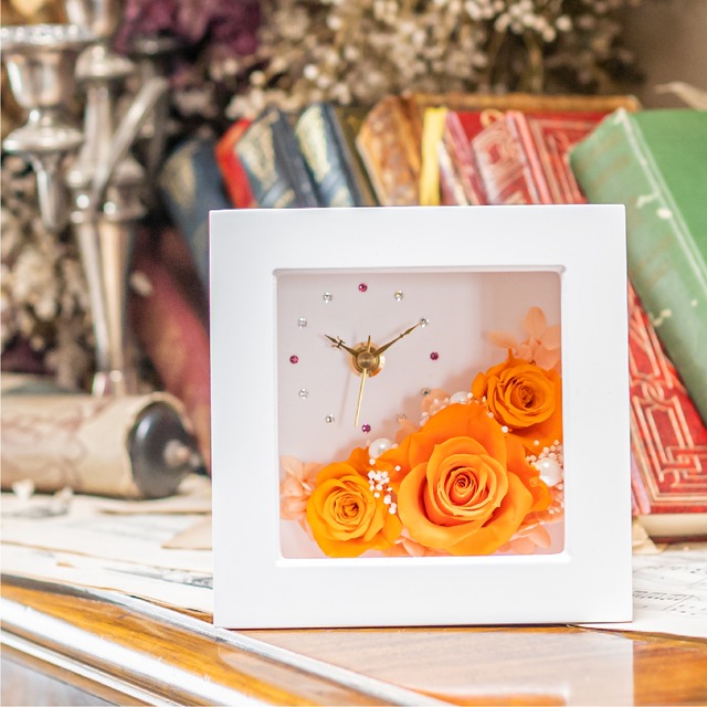 シュシュ　オレンジ