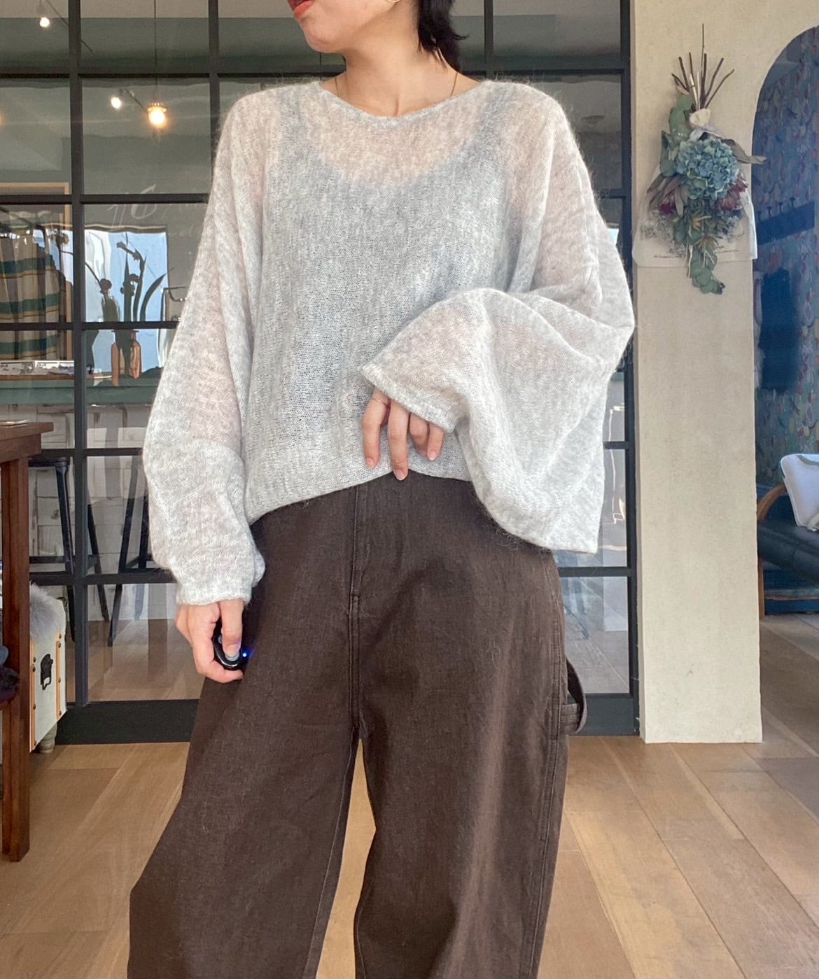 【hywl】モヘアニット