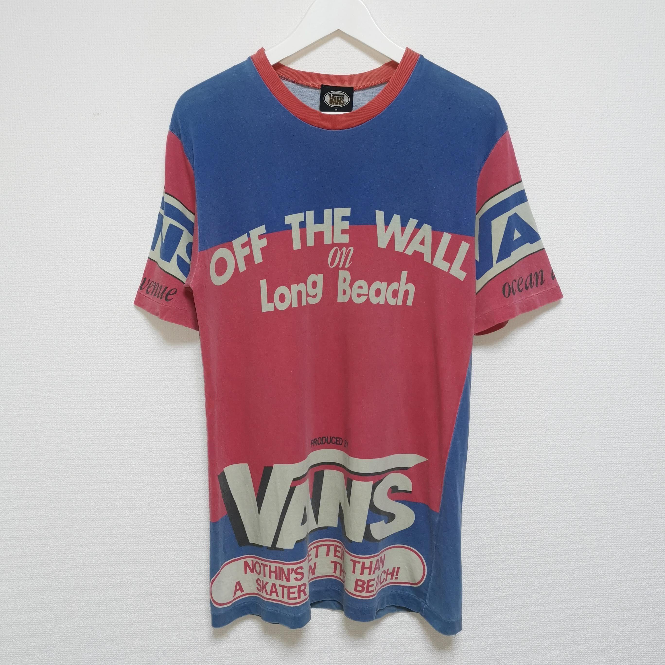 送料無料 M 90s VANS パイレーツ ポケット ロンT PIRATE Tシャツ