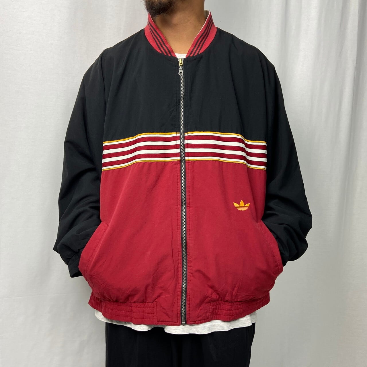 【adidas】アディダス ジャージ トラックジャケット XL ブラック 黒