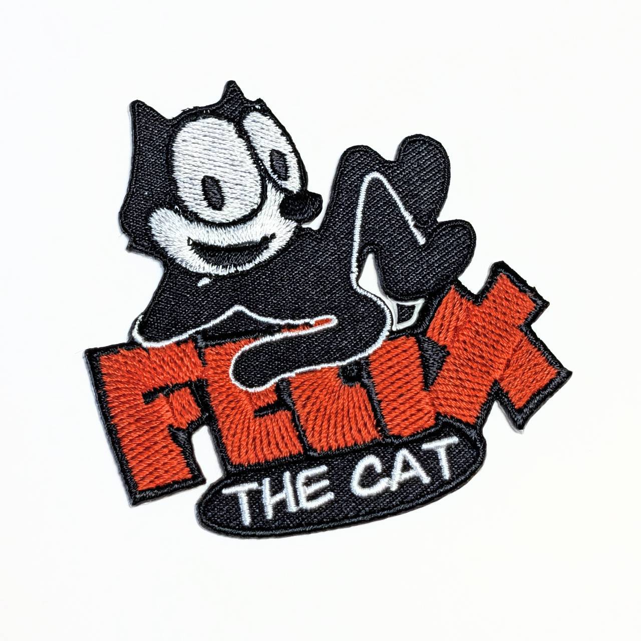 送料無料！ ★刺繍アイロンワッペン★【 Felix the Cat（ フィリックスザキャット ）】 〚アメリカン雑貨 アメトイ〛