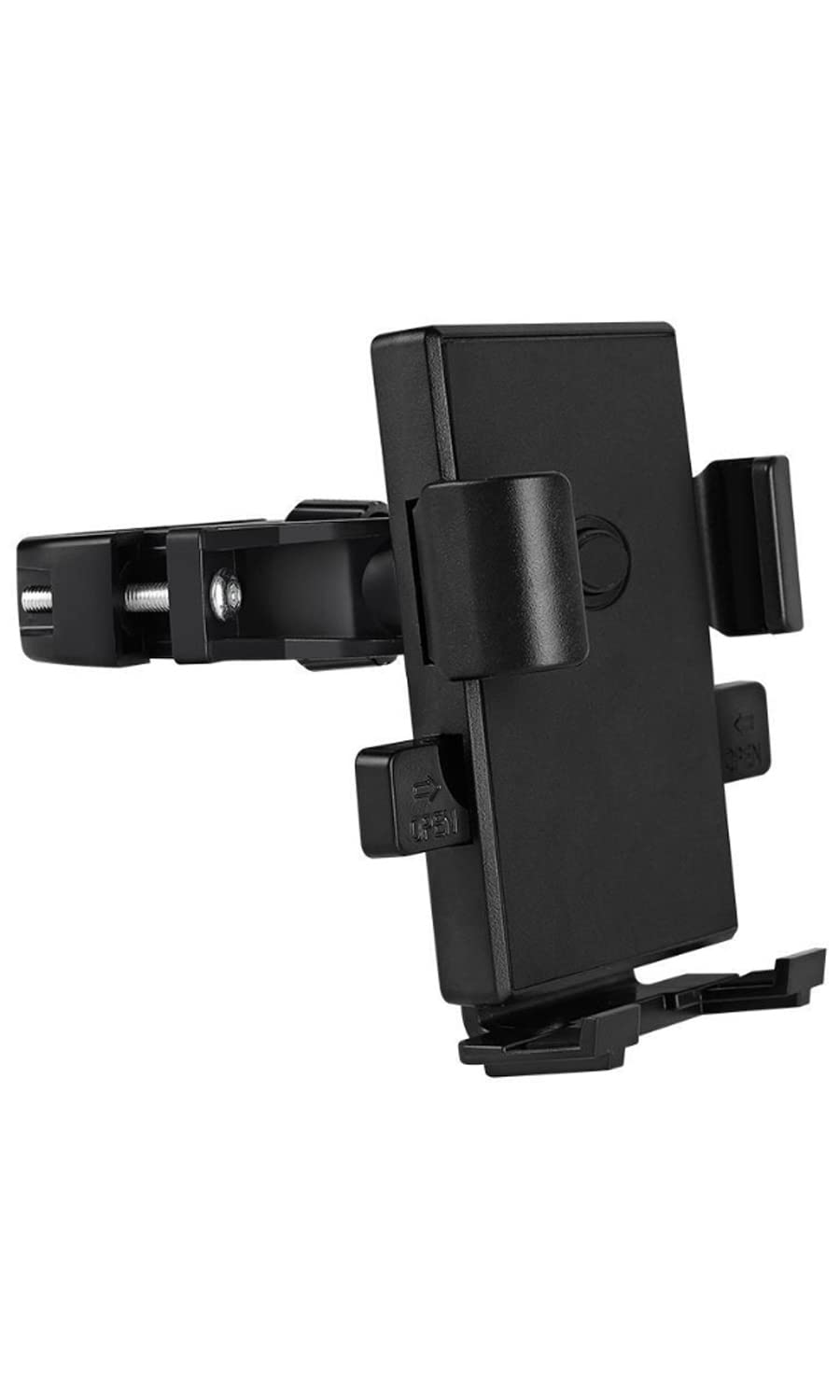 【village river】 トラック用スマホホルダー アシストグリップ 固定式ホルダー スマホホルダー スマートフォンホルダー トラック用品 携帯ホルダー (黒)