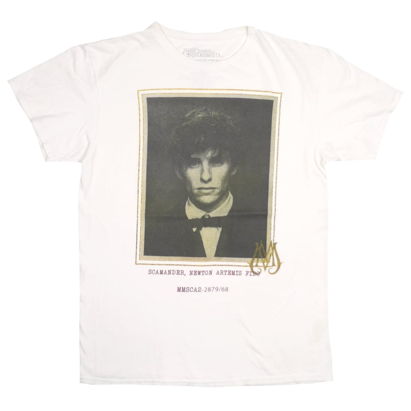 USED【M】Movie Fantastic Beasts The Crimes of Grindelwald ファンタスティックビーストと黒い魔法使いの誕生 ニュート・スキャマンダー Tee / ©2018