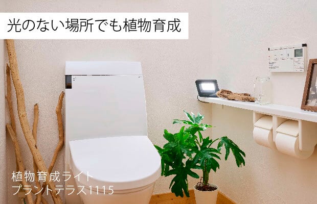 植物育成ライト プラントテラス1115 スタンド LED照明 太陽光 簡単