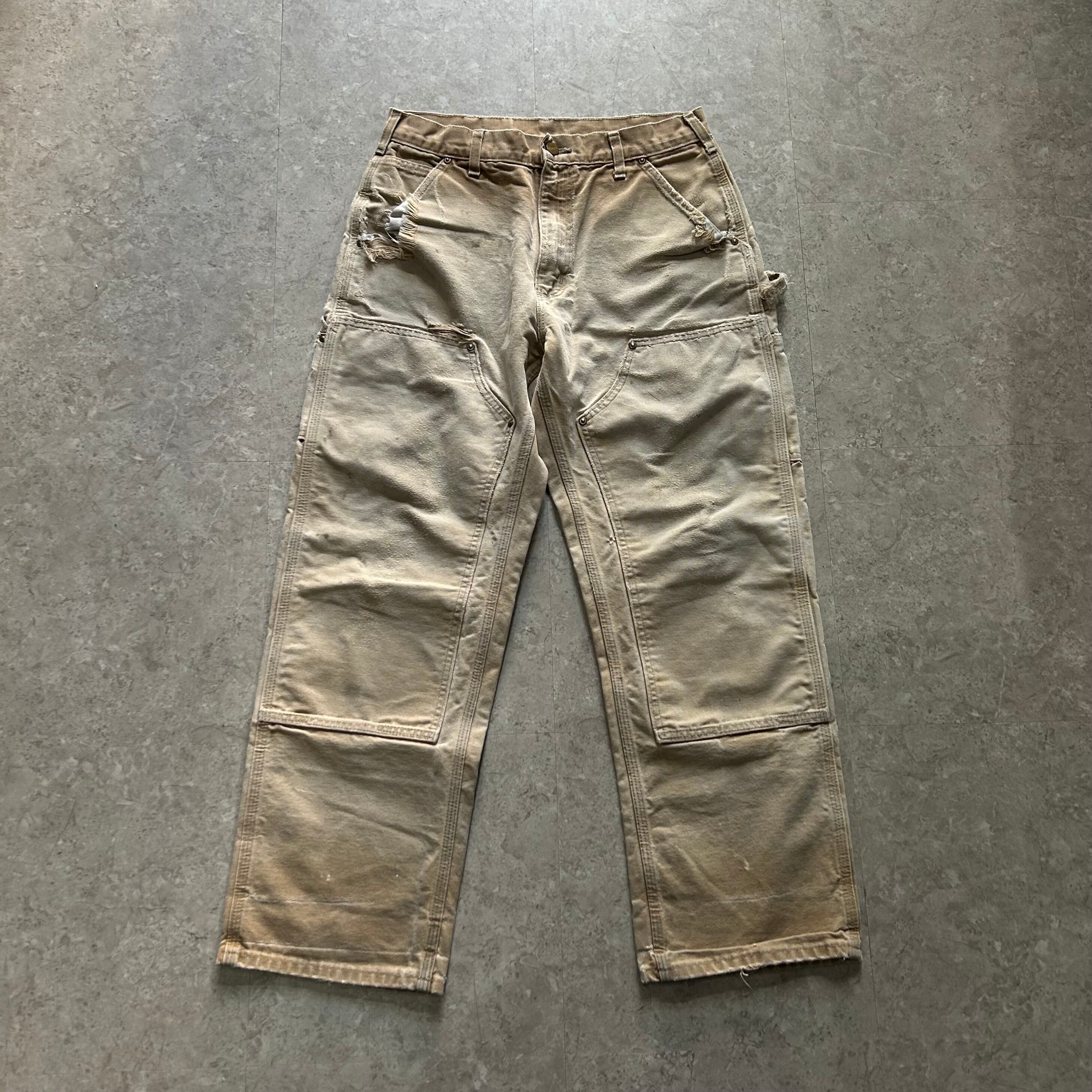 00s Carhartt double knee duck pants "fade brown"【仙台店】