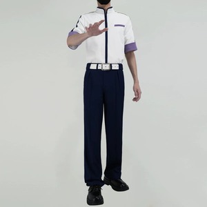 コスプレ衣装 ヒカルの碁 風 塔矢アキラ 海王中学校 制服 学生服 半袖ver ★受注品★