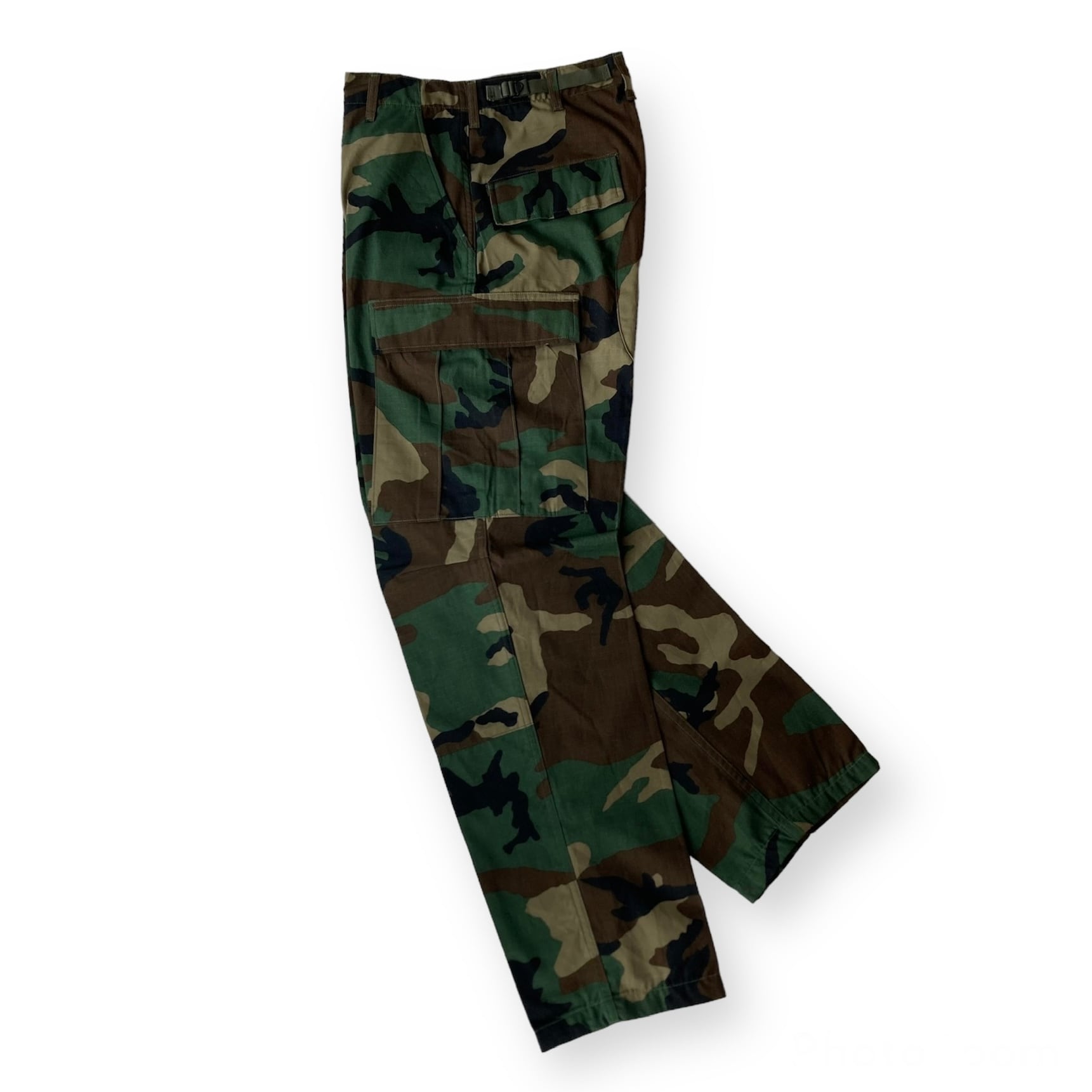 80s M81 WOODLAND CAMOUFLAGE HOT WEATHER TROUSERS | chillrobe