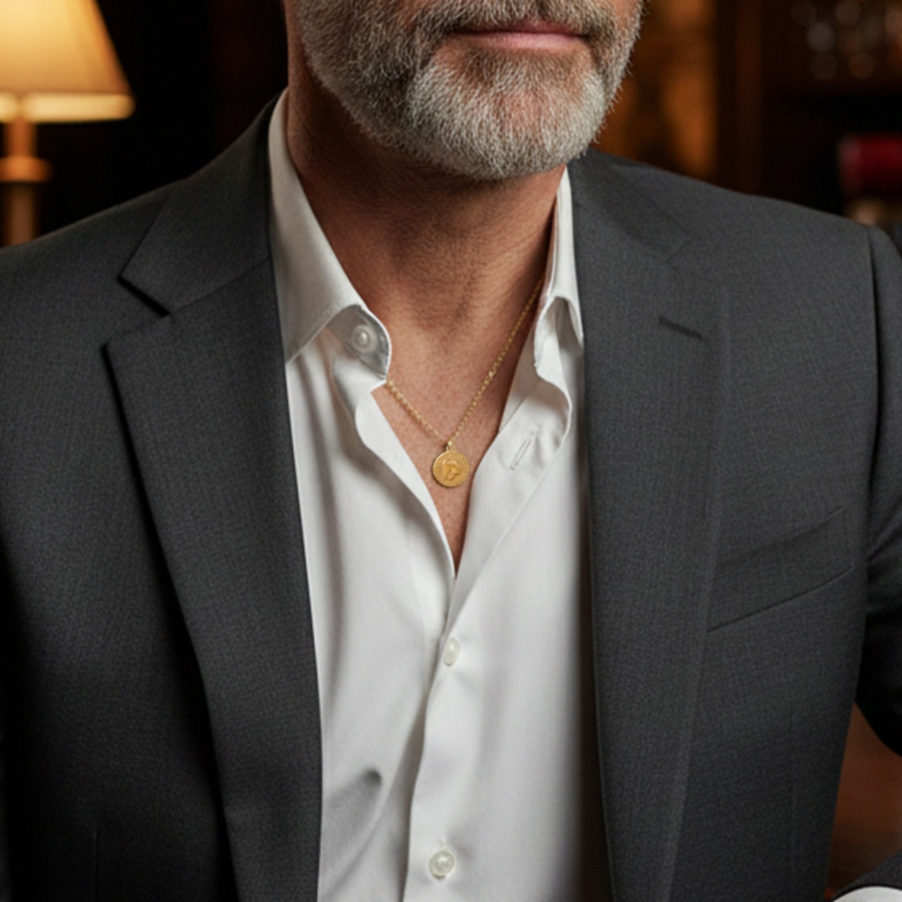 イタリアンコインネックレスゴールド