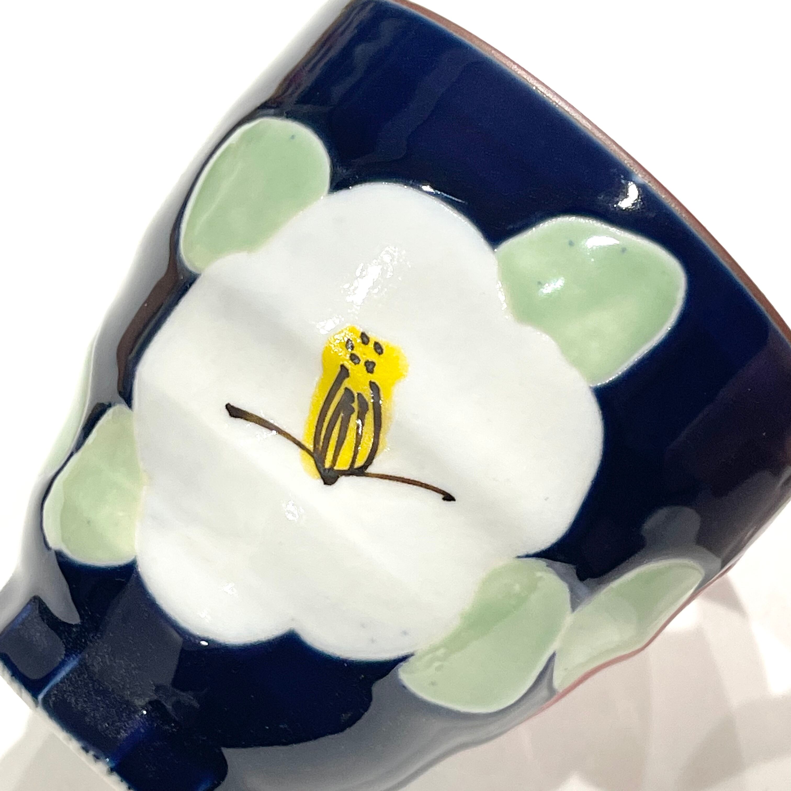 釉彩椿 ご飯茶碗・湯呑み (単品) | 24to3［西富陶磁器オンラインストア
