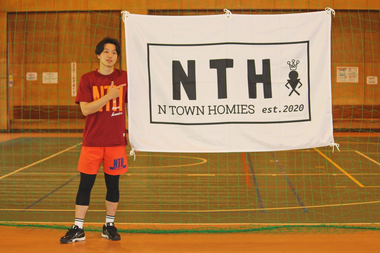 “2020 NTH-TEE(DRY)” colour Burgundy×Orange×White - 4