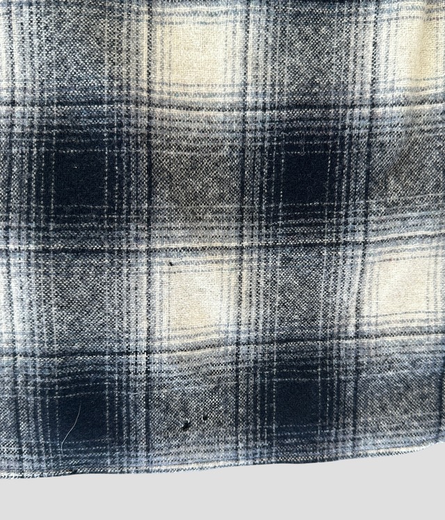 -Pendleton- Vintage 70s L Wool Check Shirt made in USA