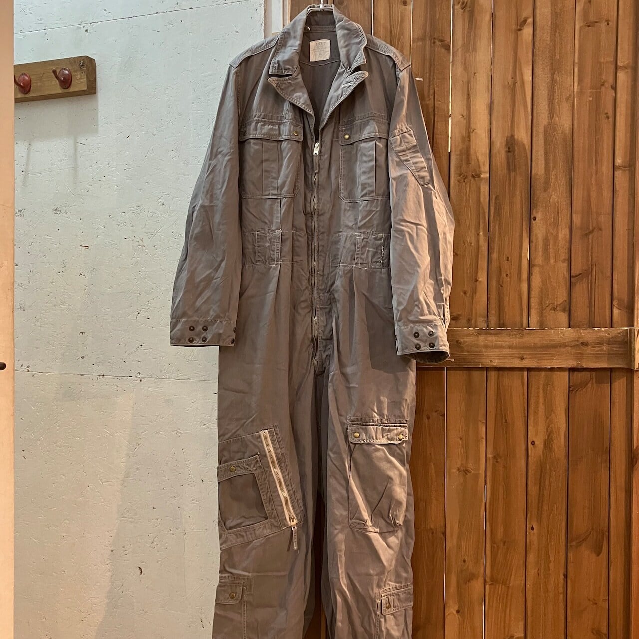 40s〜50s ロイヤルエアフォースRAF ベンタイルジャンプスーツ　イギリス軍 50s BRITISH ARMY / RAF 1951 Pattern Ventile Jump Suit サイズ7