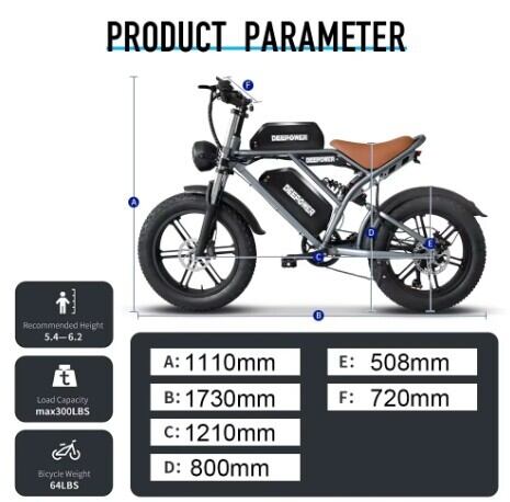 Deepower QS7 35AH電動自転車 1000W ブラシレスモーター MTB 電動