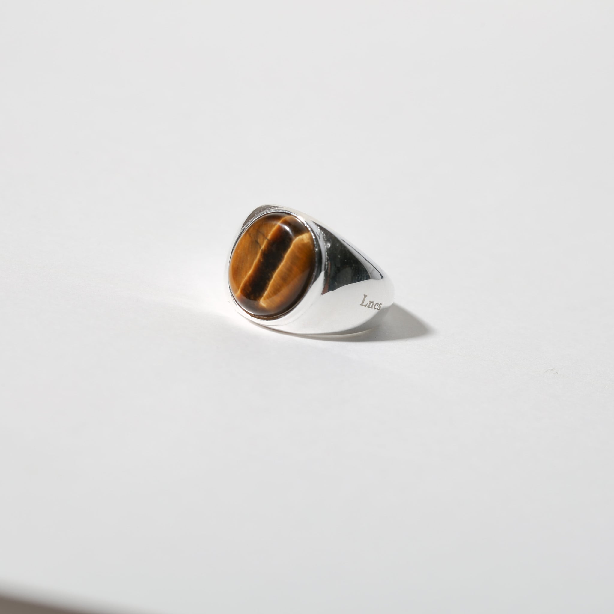 Lncs s925 Signet Tyger Eye Ring 箱付き s925 Signet Tyger Eye Ring #Lncs | Lncs