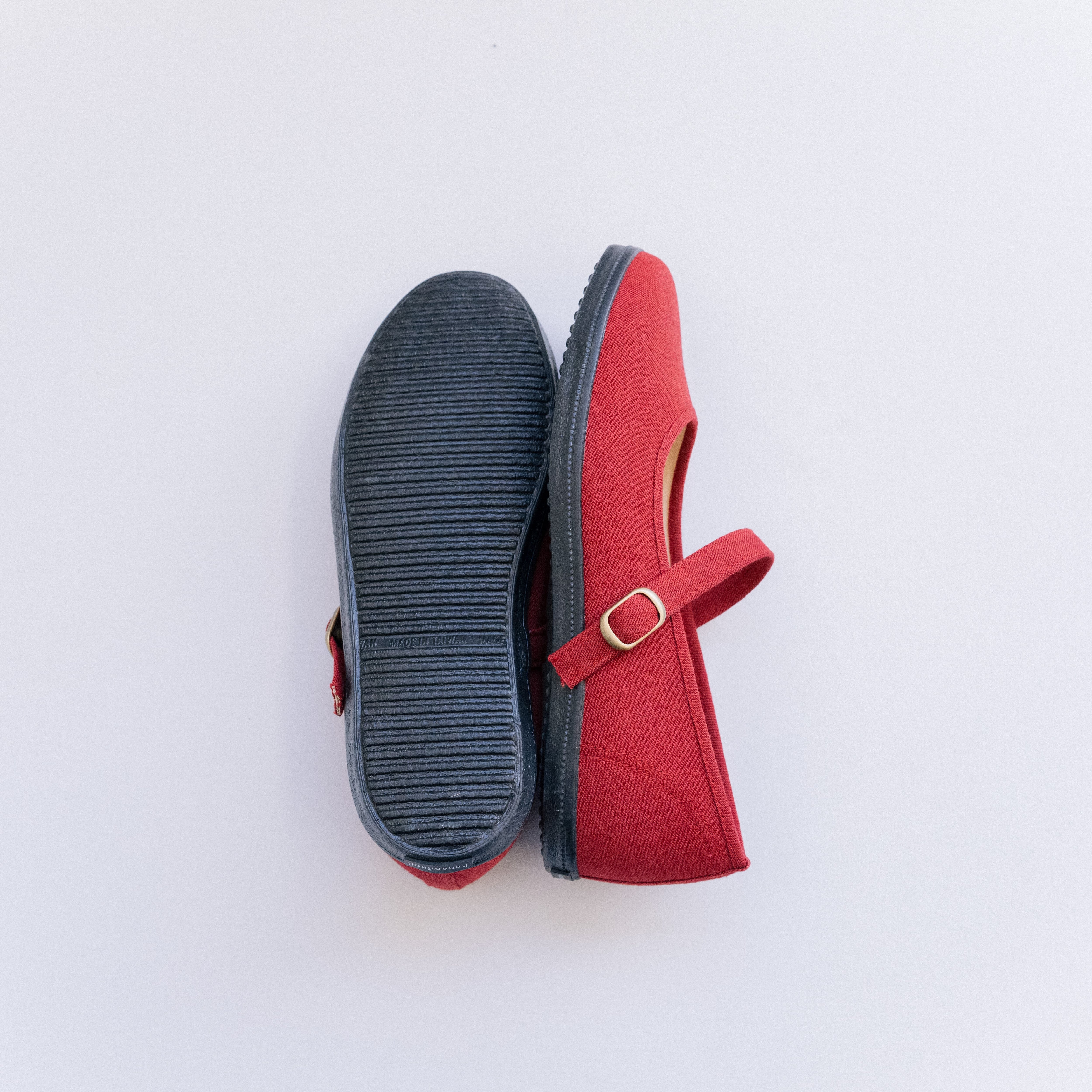 ストラップシューズ レッド | hanamikoji shoes - 花見小路 -【公式