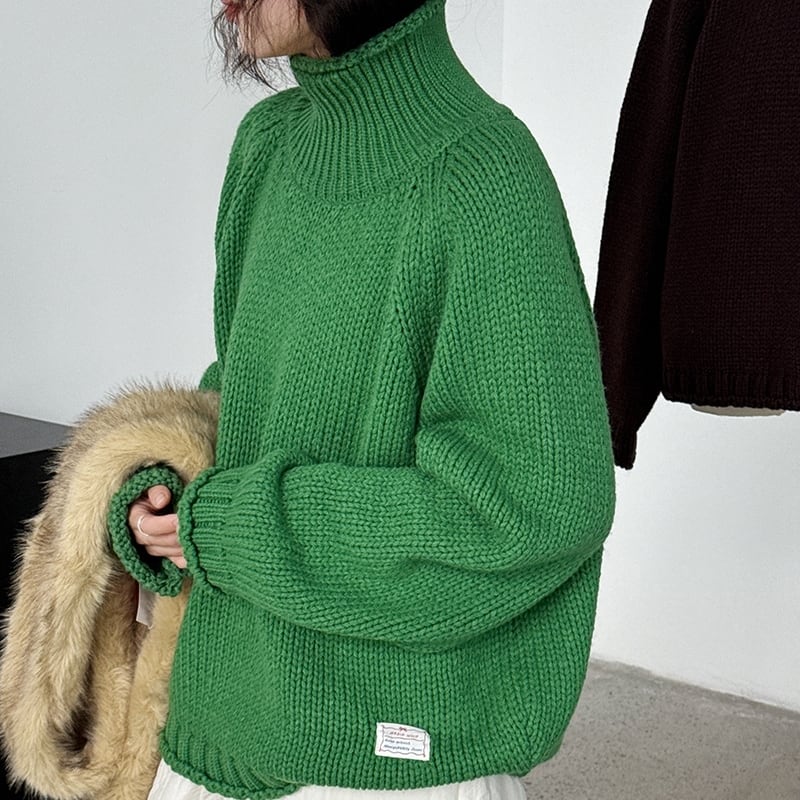 ハイネックリラックスニット SG0253