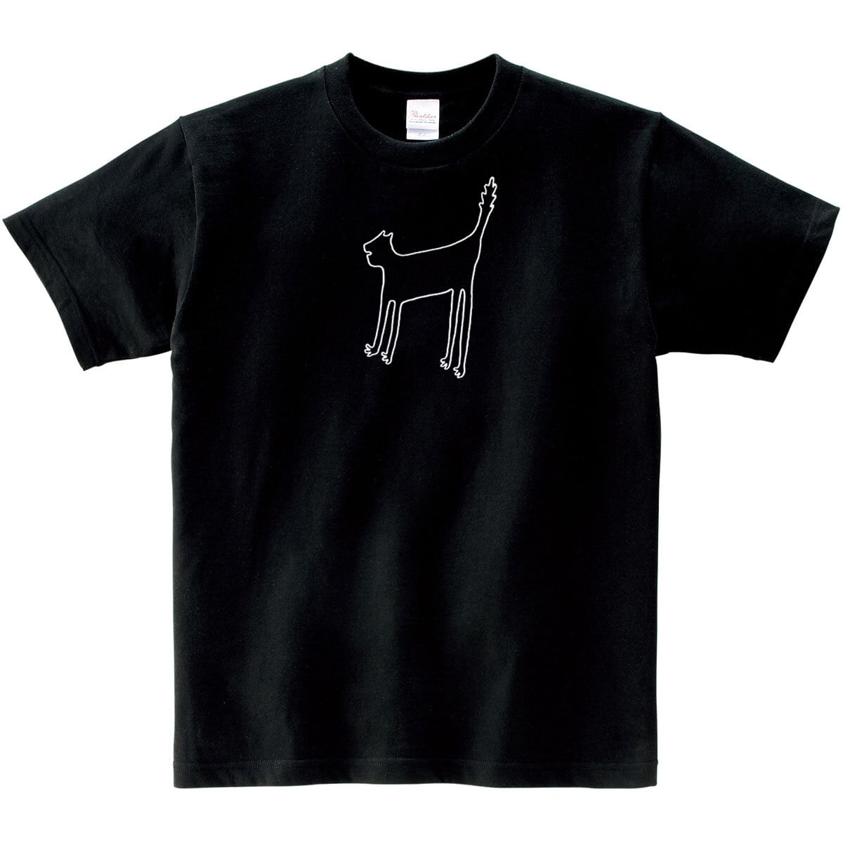 ナスカの地上絵風 ネコ Tシャツ cat06 ねこ tシャツ 猫服 猫 服 ねこ柄