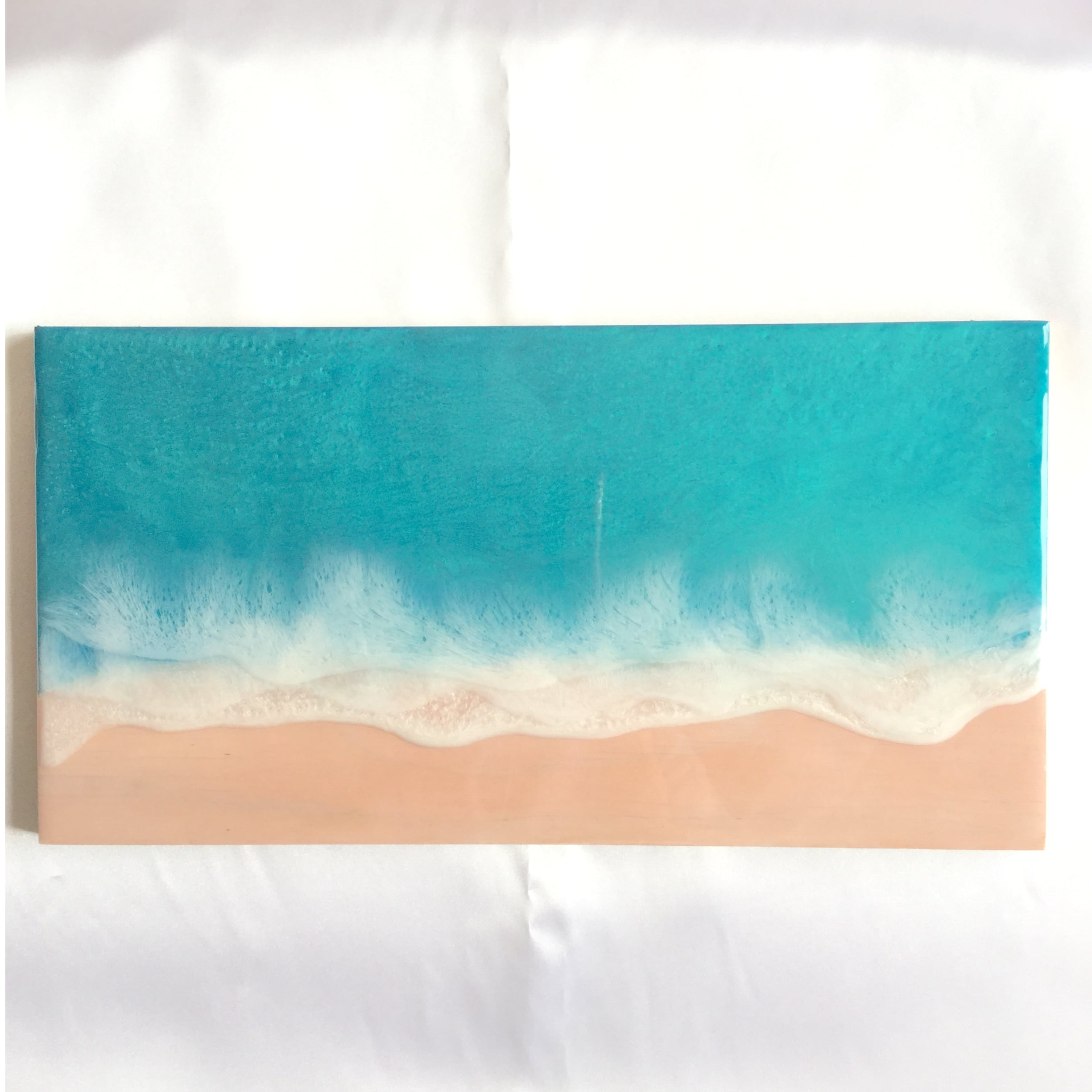 ですので 海のアートパネル(小さな海シリーズ)長形砂なし レジンアート ...