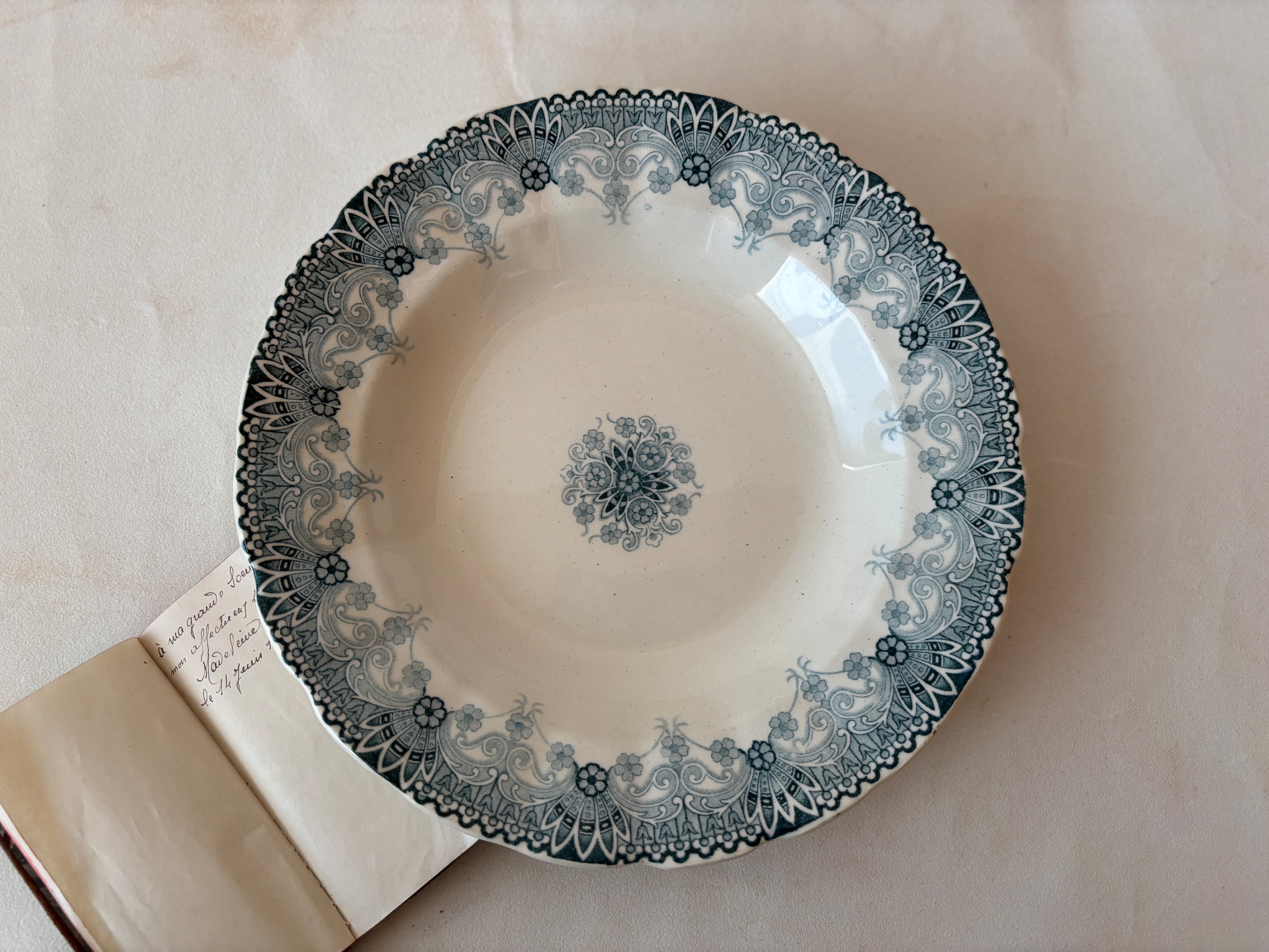 Choisy le Roi ショワジールロワ HENRIETTE(アンリエット) スーププレート 深皿