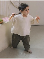 韓国子供服 / 26winter / MELMEL / ワンフラワーパンツ / キッズ / 冬服 *XXS~XL*