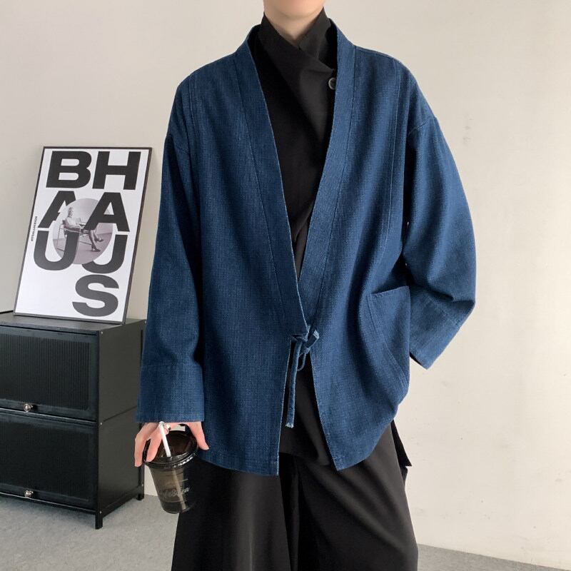 パッチポケット 結び紐 長袖 ジャケット 1color MOJ0184