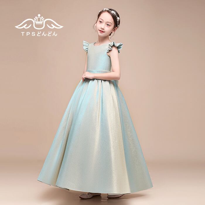 発表会ドレス 子供 ロング 高級 子供ドレス ジュニア 女の子