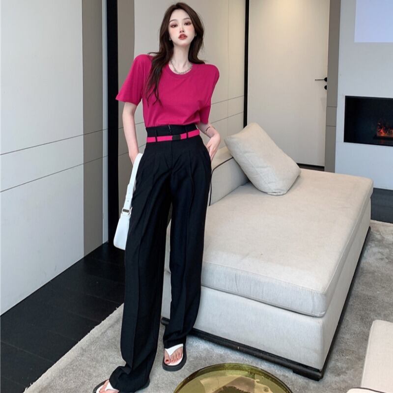 サマー薄手カジュアルレディース 夏物 シルク YY-ファッション70183081818