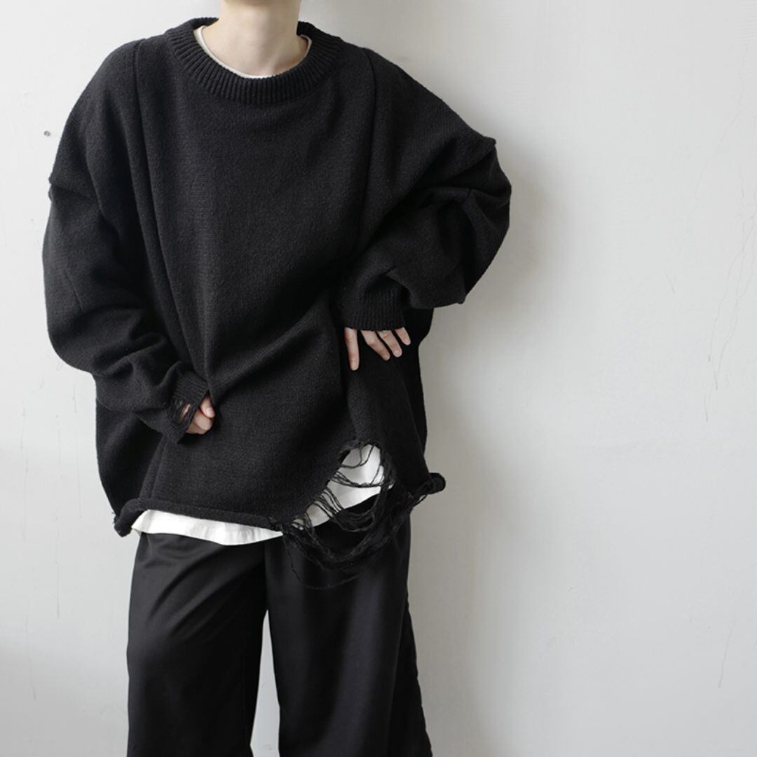 Irregular loose couple knit