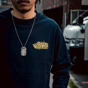 ロングTシャツ【2色展開】【リブ付】【送料込み】