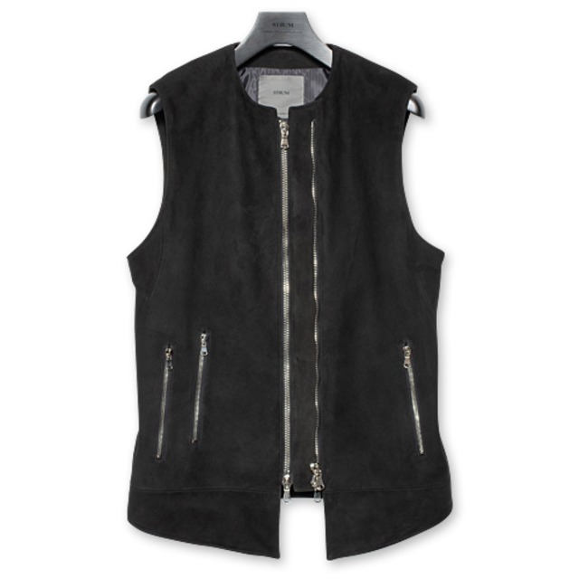 【予約商品】【STRUM　ストラム　RIDERS JACKET　ライダースジャケット】SHAFT/シープスエードベスト【送料無料】【2027年2月頃のお届け予定】